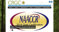 Desktop Screenshot of crgc-cancer.org