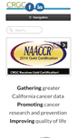 Mobile Screenshot of crgc-cancer.org